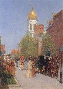 Childe Hassam A Spring Morning oil painting reproduction